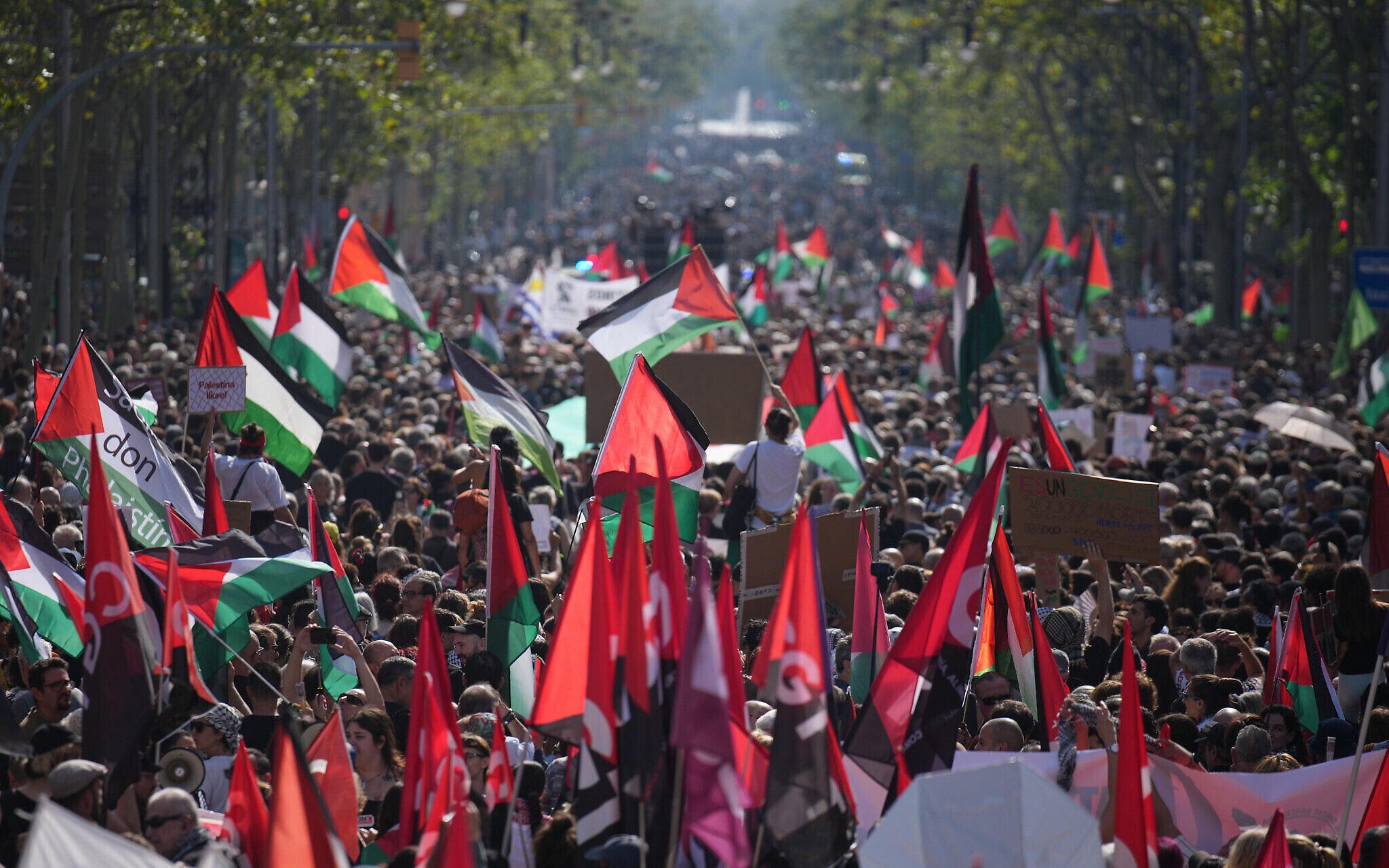 Global Outrage: Europe Protests Gaza Genocide Day 725 Tens of thousands march in Europe denouncing Israel's Gaza genocide
