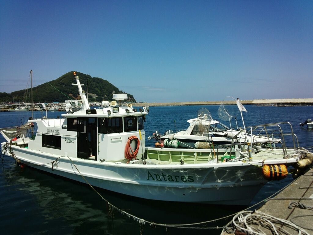 Fishing boat off the coast of Hokkaido