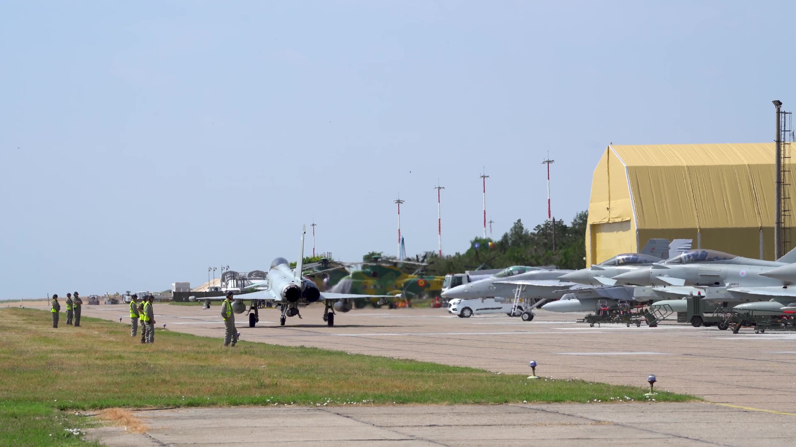 Mihail Kogălniceanu Air Base in Constanta, Romania