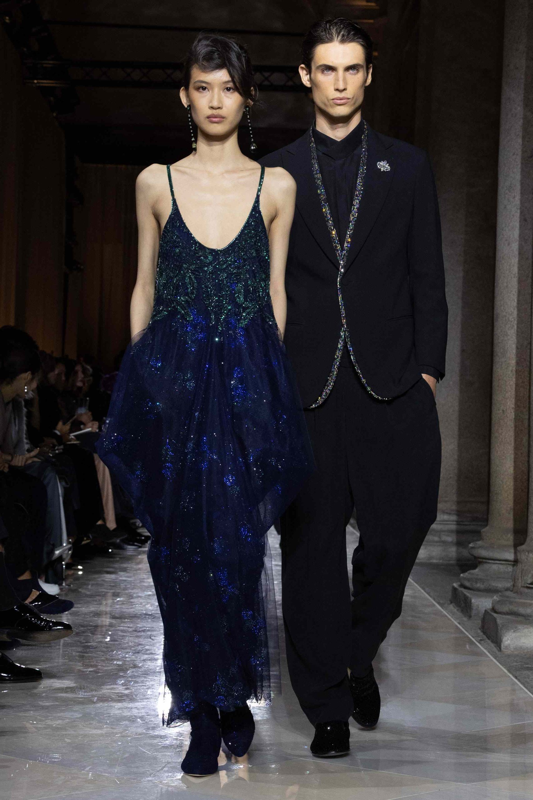 Armani Faces Milan Fashion Week Test Without Founder Milan Fashion Week Armani first show after designer death