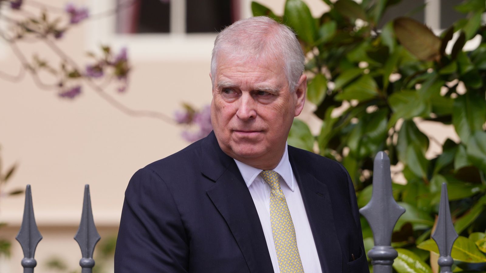 Prince Andrew attending a royal event in 2025