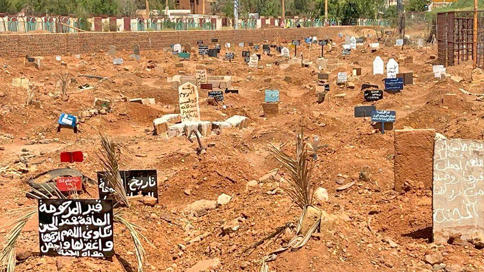 Evidence of mass graves in El-Fasher, Sudan RSF mass grave site in El-Fasher