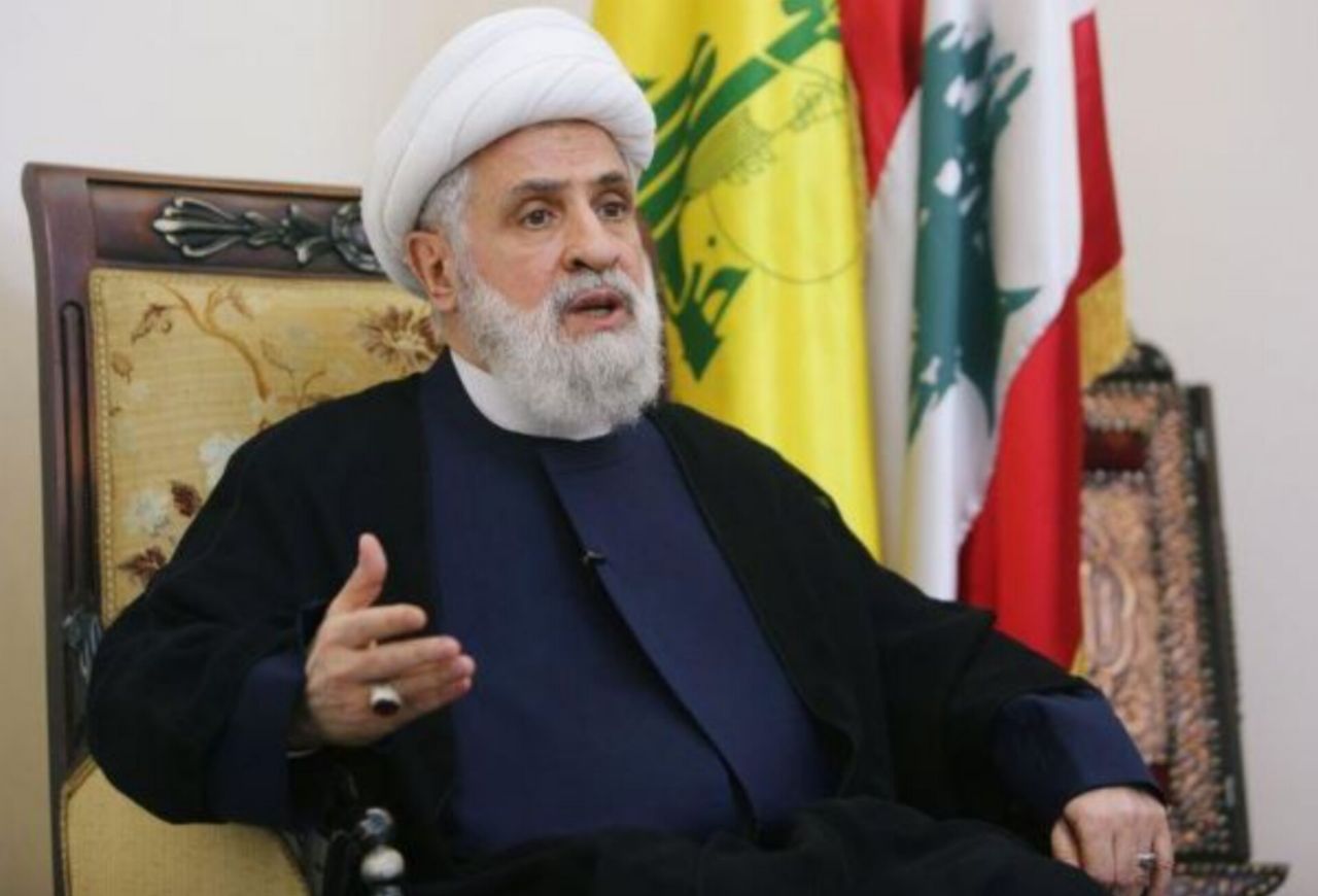 Sheikh Naim Qassem Addressing the Nation Hezbollah Secretary-General Sheikh Naim Qassem delivering speech