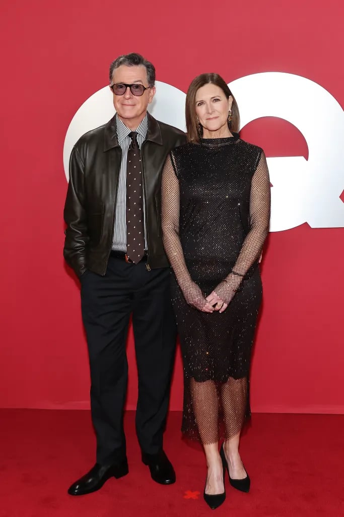 Stephen Colbert at the 2025 GQ Men of the Year party