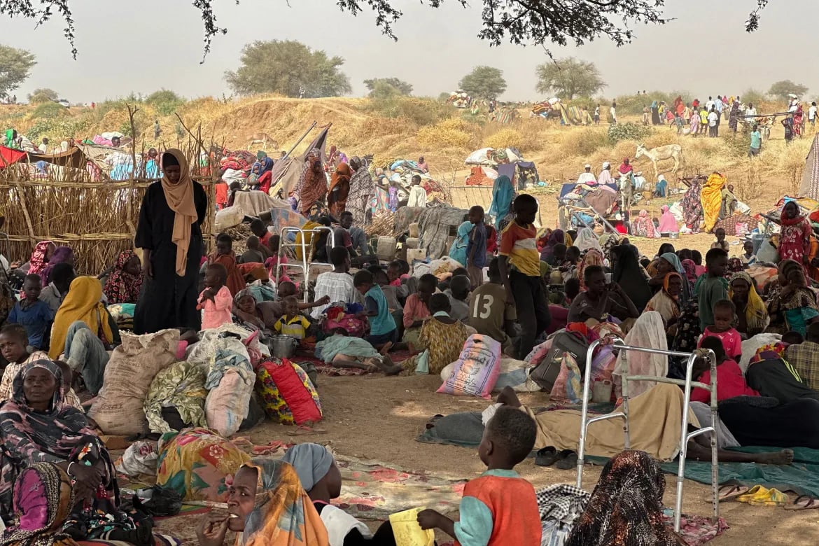 Children and families displaced by Sudan civil war