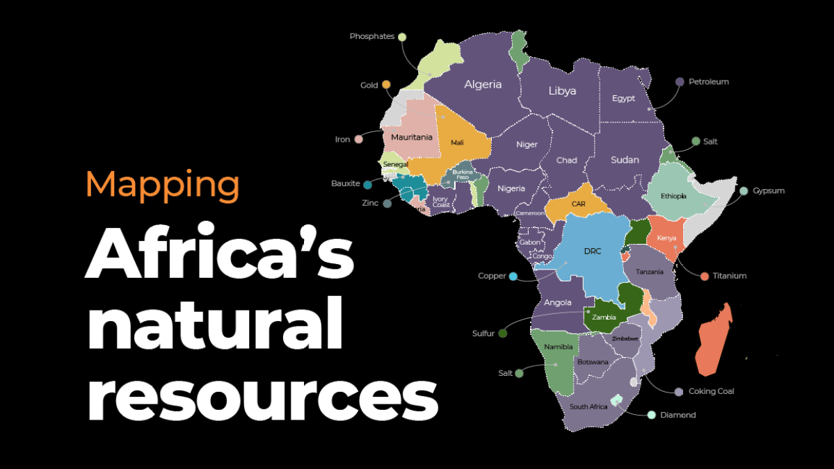 Map of Sudan’s Key Mineral Deposits Map of Sudan highlighting mineral deposits such as gold, chromium, and iron ore.