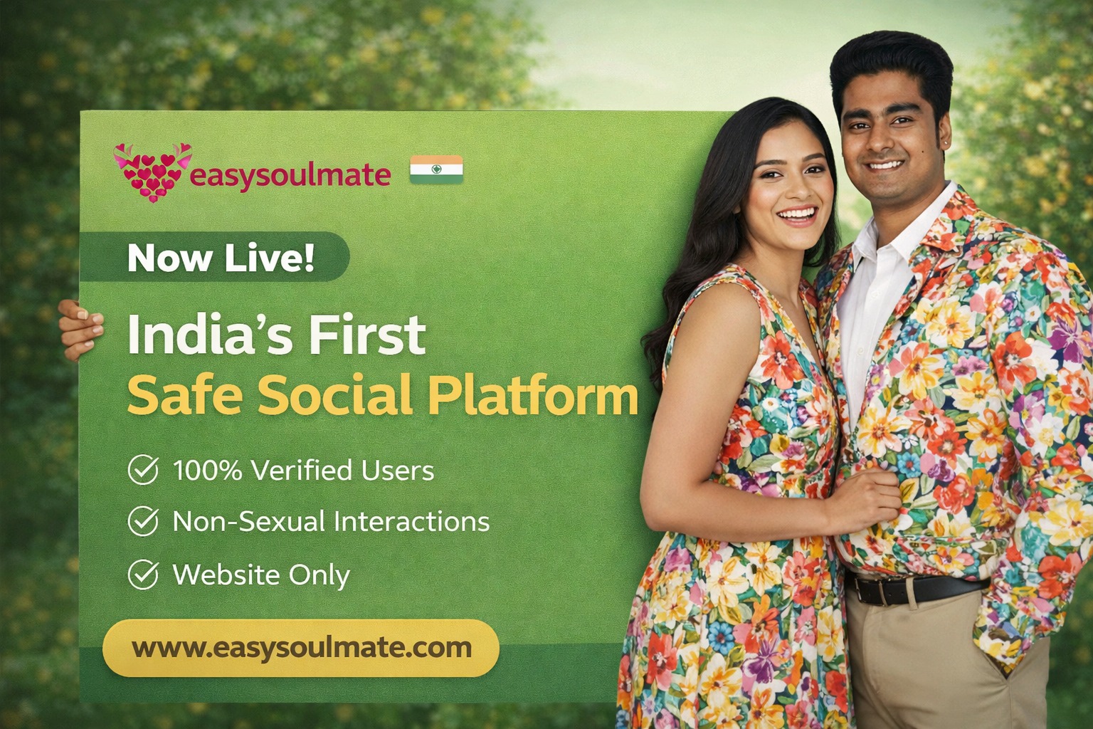 EasySoulmate Launches India’s First Safe Social Companionship Platform for Activity-Based Public Meetups