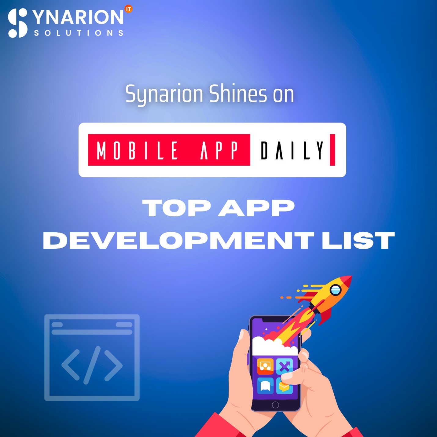 Synarion Secures a Spot on MobileAppDaily’s List of Top App Development Companies