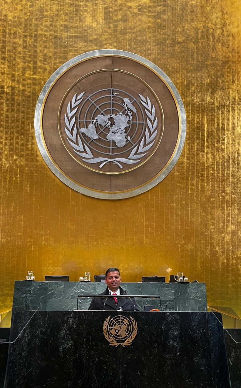 Vineet Kumar, Founder, CyberPeace Addresses Global Leaders at the UN General Assembly WSIS+20 High-Level Plenary Meeting