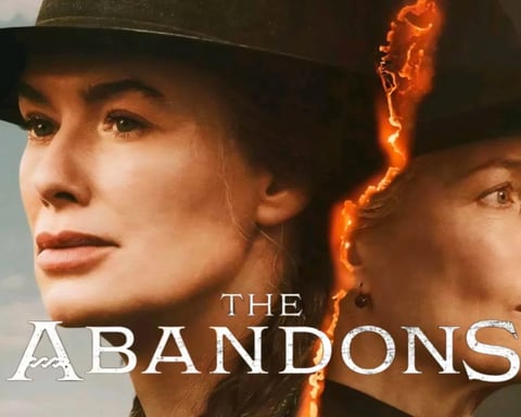 Gillian Anderson as Fiona Nolan in Netflix's The Abandons western disaster 2025