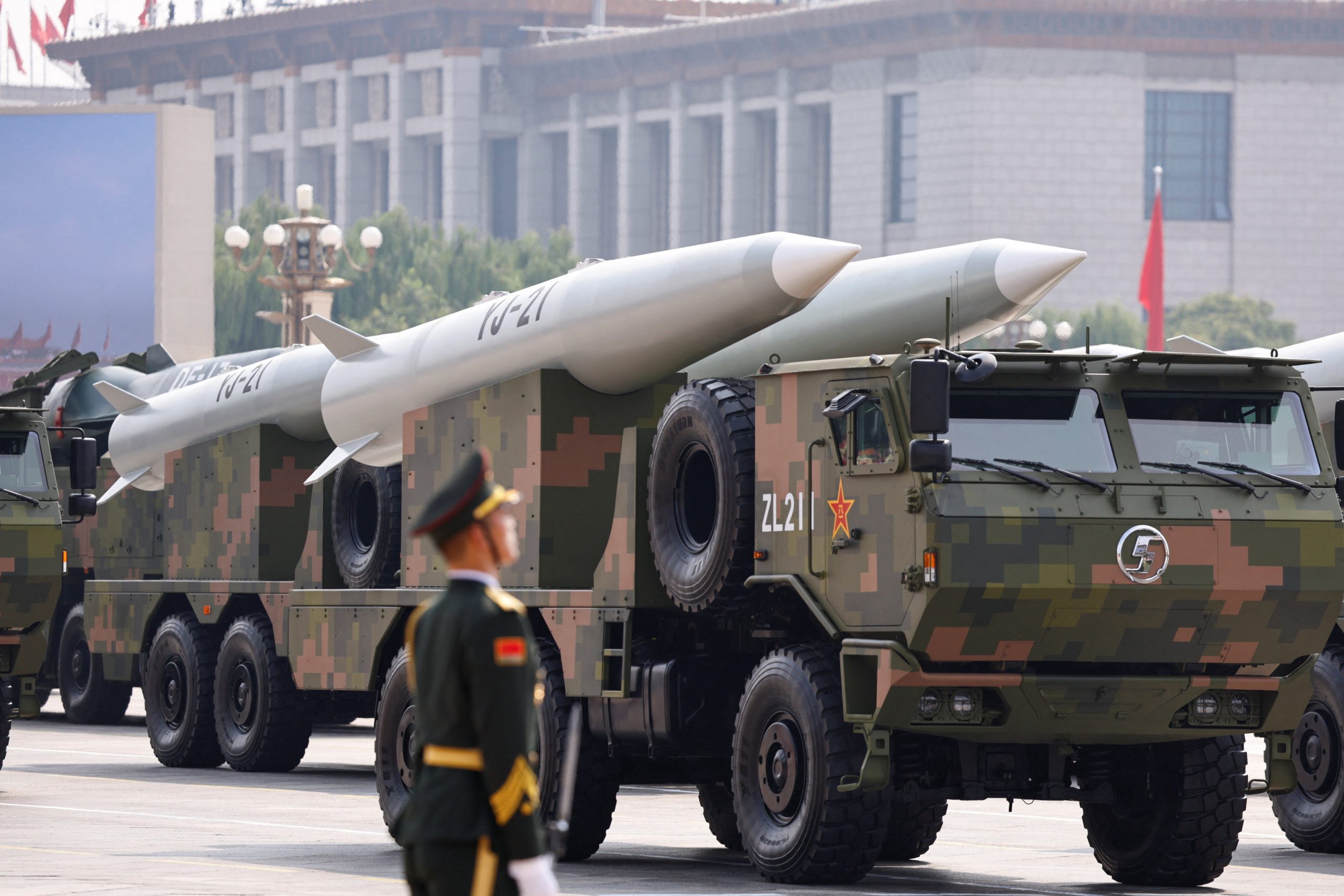 China's Hypersonic Arsenal: YJ-20 and YJ-21 at Victory Parade YJ-20 YJ-21 hypersonic missiles displayed at China September 2025 military parade