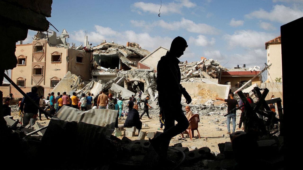 Gaza children watch movies in makeshift cinema amid Israeli genocide ruins Day 729