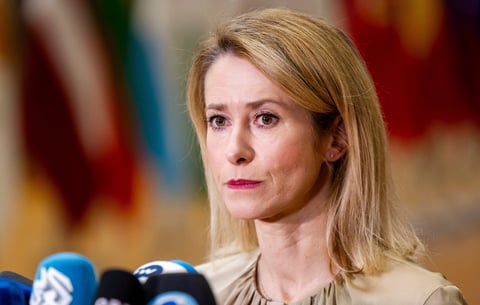 Kaja Kallas distances from Federica Mogherini EU fraud scandal