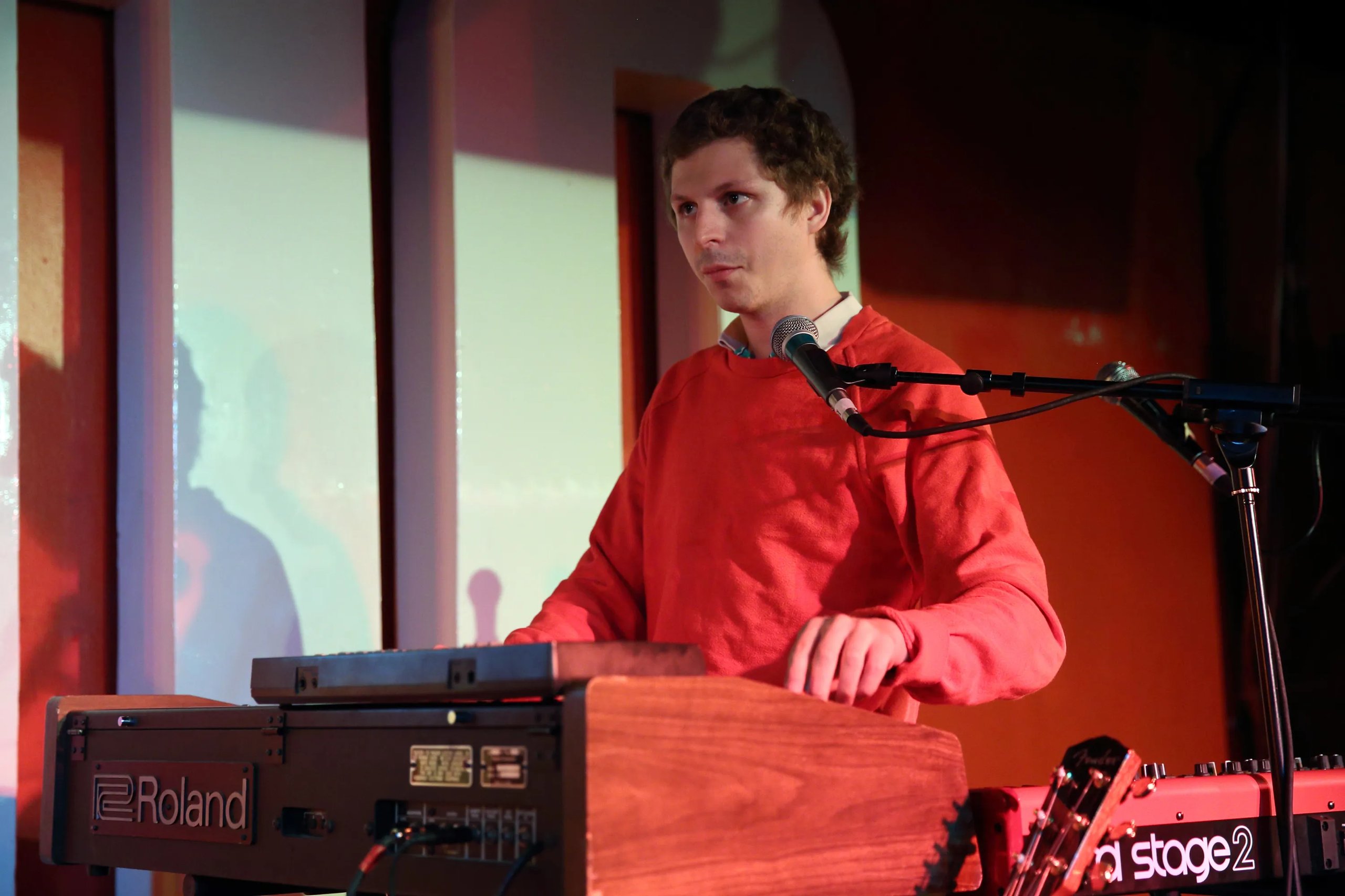 Michael Cera Music and Directing Career Michael Cera playing music on stage and directing film projects in 2025