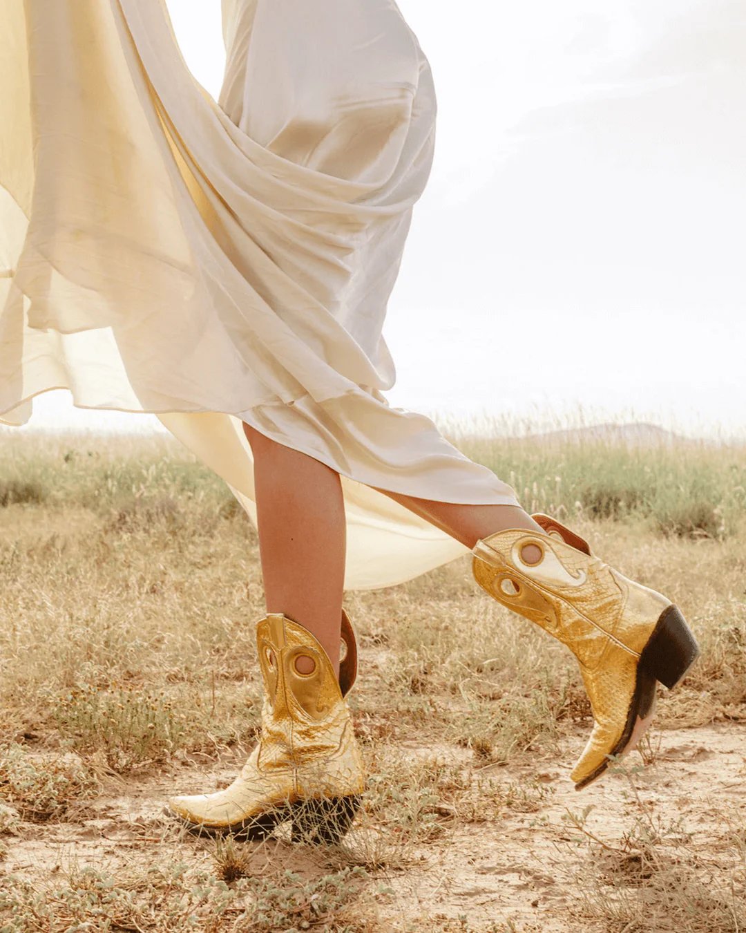 Miron Crosby Embroidered Boot Detail Close-up of Miron Crosby embroidered Western boots