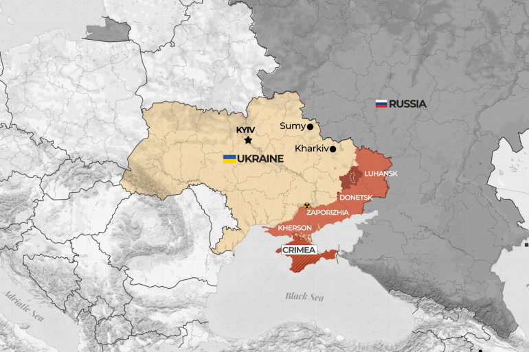Russian Advances Map: Putin’s Objectives on Track Russian territorial gains Donetsk Kharkiv special military operation 2025