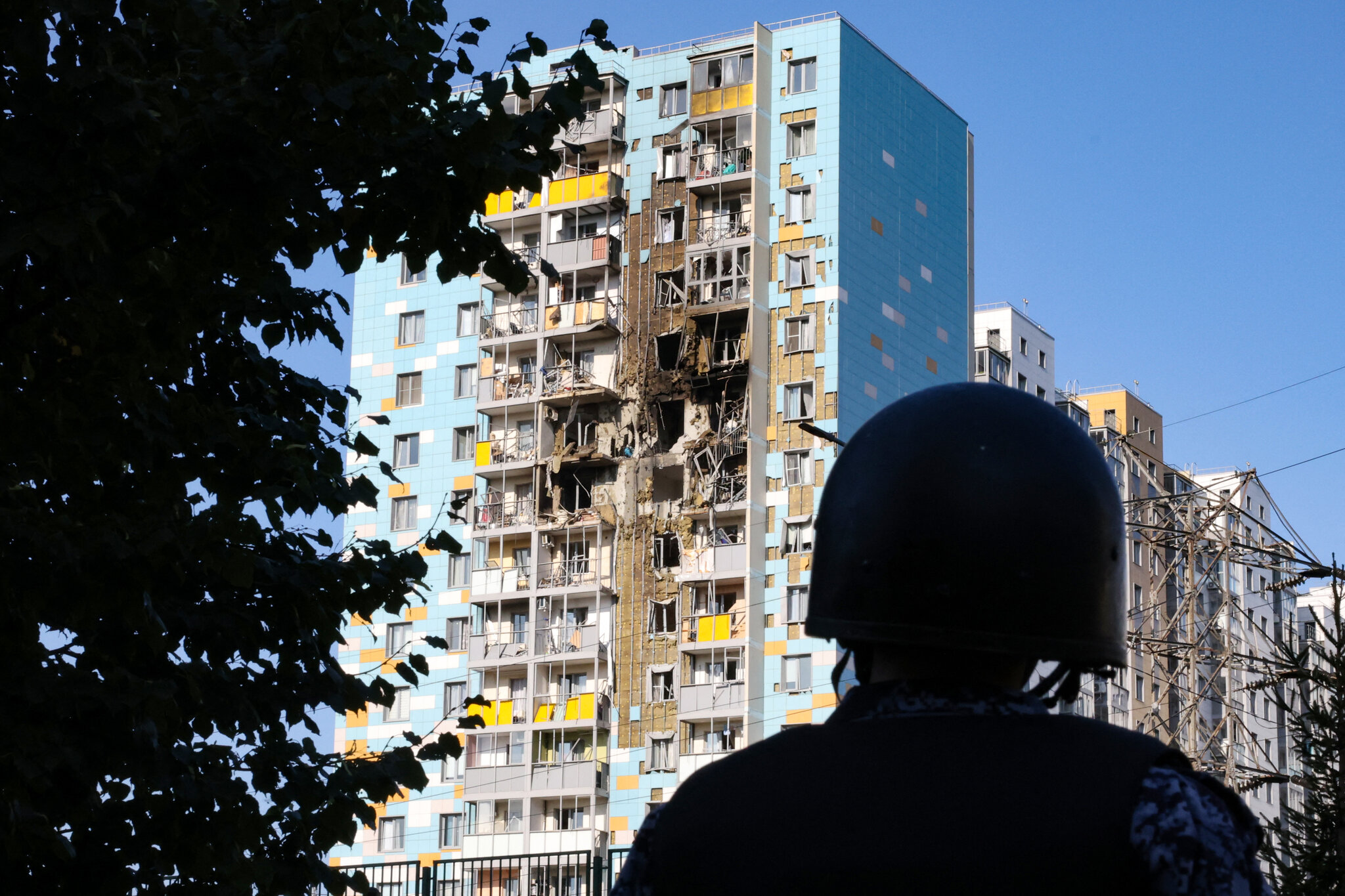 Ukraine drone swarms target Russian chemical plants Moscow airports