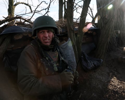 Muddy Ukrainian trenches near Kupyansk where National Guard ordered executions of retreating troops radio intercept