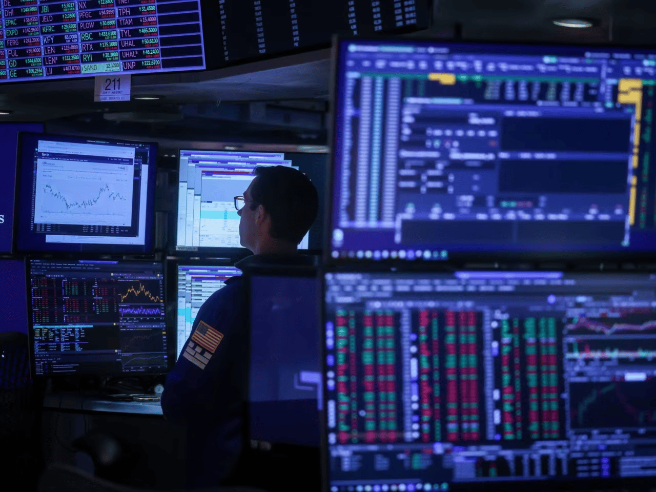 Wall Street traders monitor stocks ahead of major Federal Reserve signals and Big Tech earnings