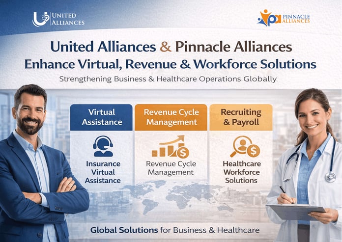 United Alliances and Pinnacle Alliances Enhance Virtual, Revenue and Workforce Solutions to Strengthen Business and Healthcare Operations around the globe.