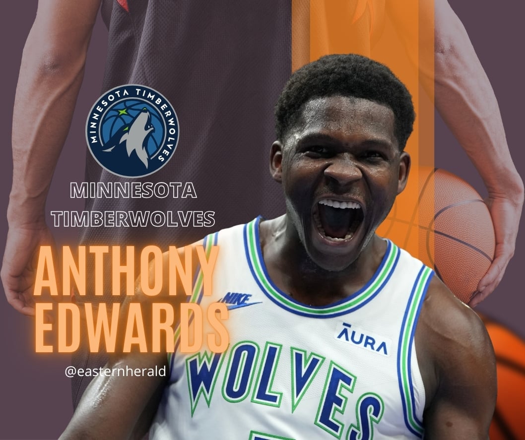 Anthony Edwards in action for the Minnesota Timberwolves during an NBA game