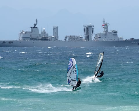 Chinese, Russian, and Iranian warships take part in BRICS naval drills near South Africa