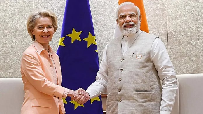 EU leaders meet Indian officials in New Delhi as free trade deal nears completion