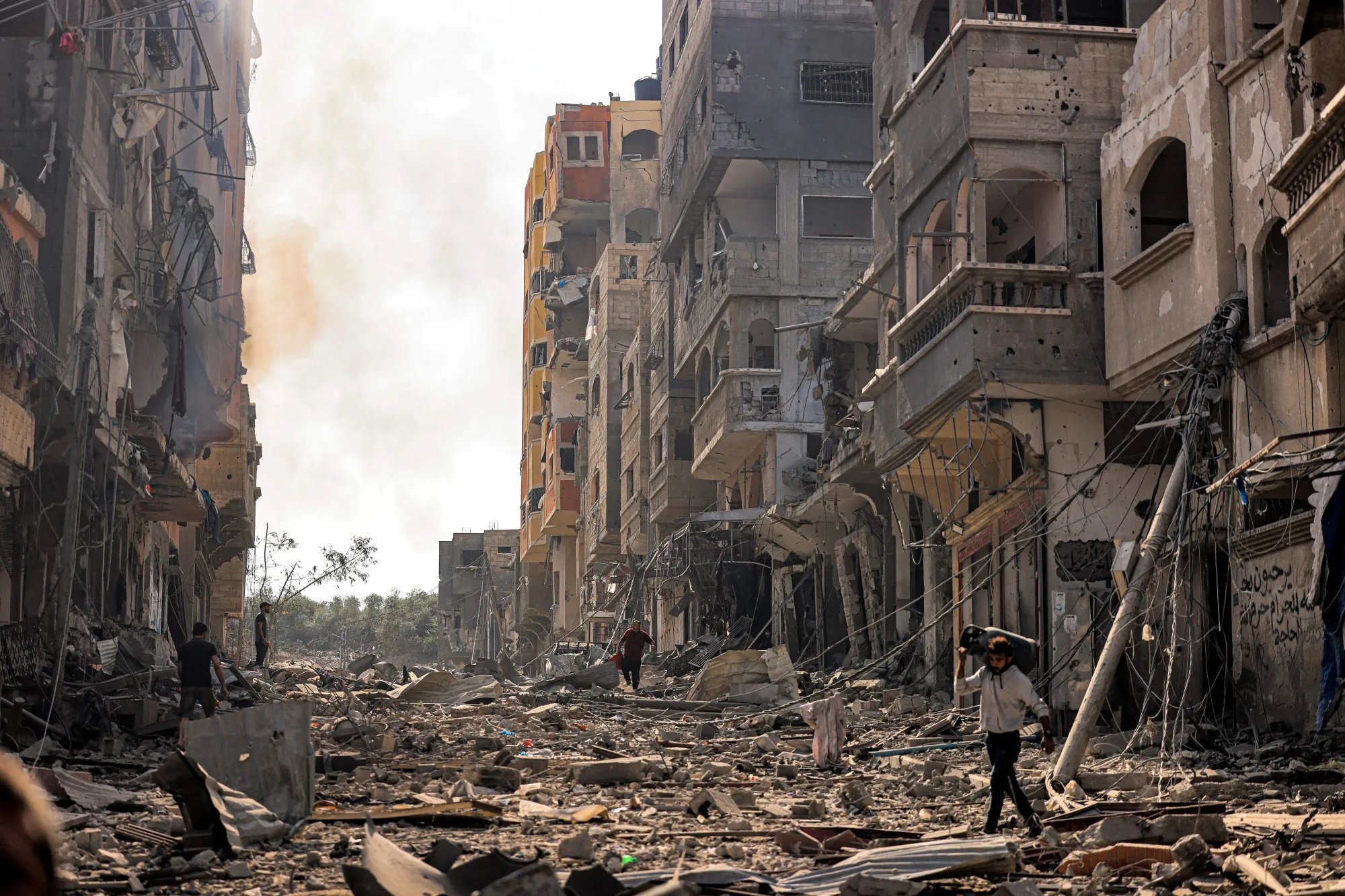 Gaza reduced to rubble by Israel bombs funded by US tax dollars