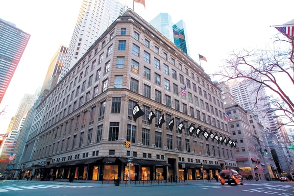 Saks Fifth Avenue flagship store exterior in New York City