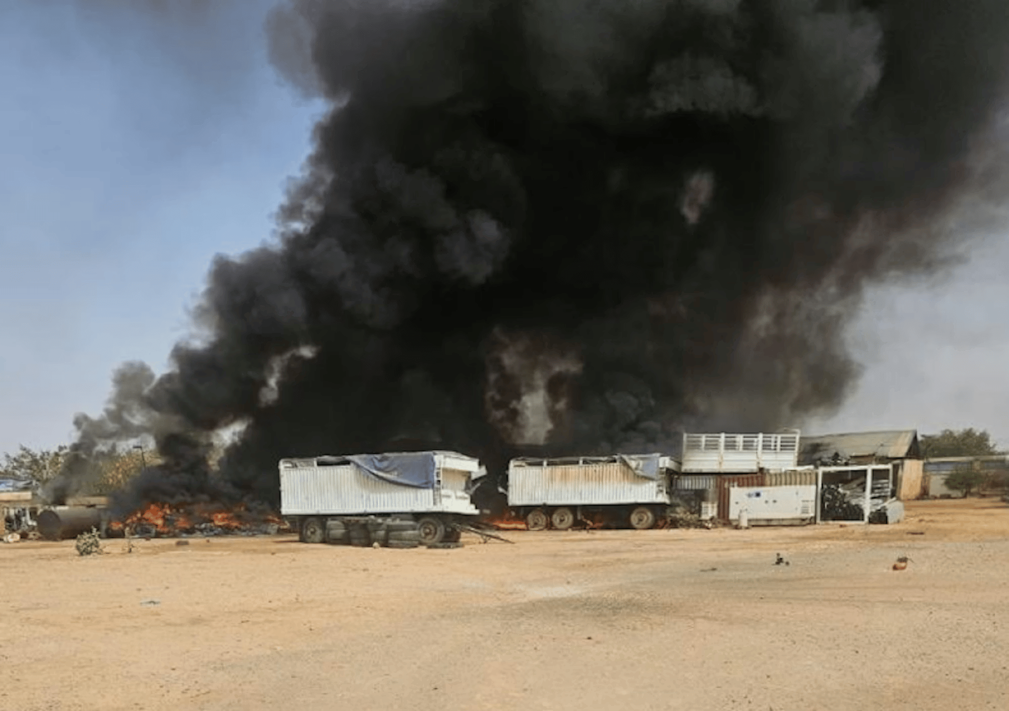 UN aid convoy in El-Fasher during Sudan civil war