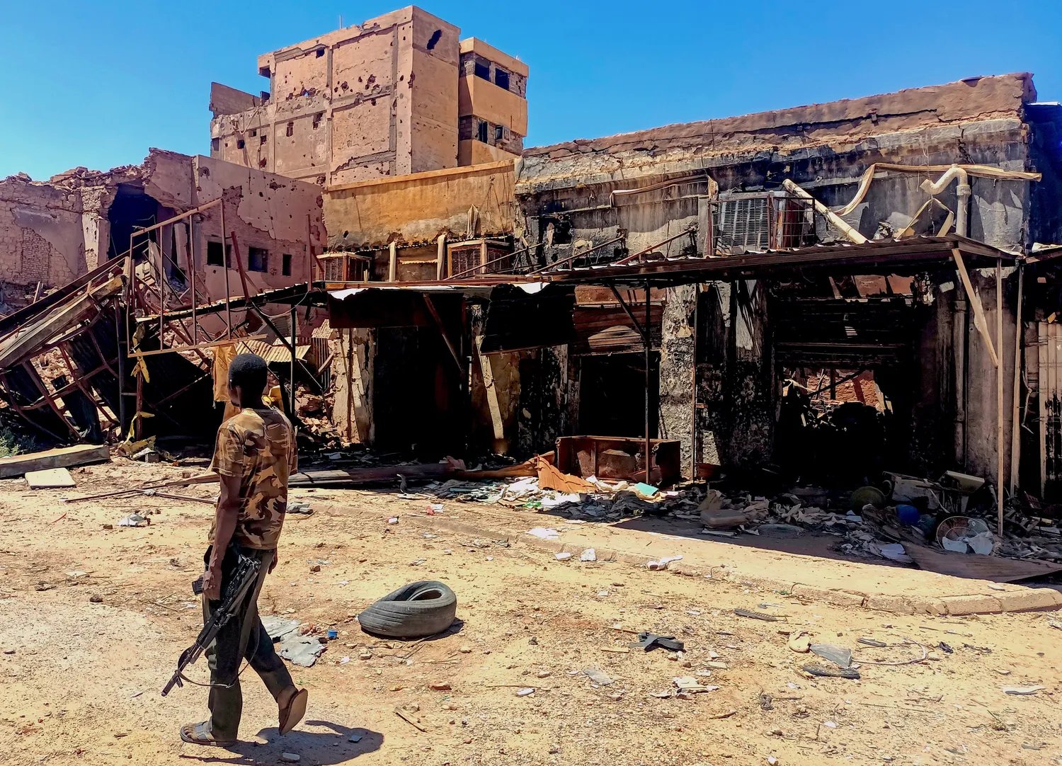 Gold mining area in Sudan affected by conflict and economic collapse