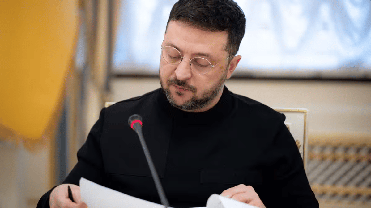 Volodymyr Zelenskyy delivers New Year address saying a peace agreement is 90 percent ready