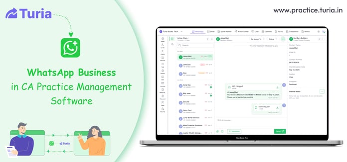 Turia Launches WhatsApp Automation Software for CA
