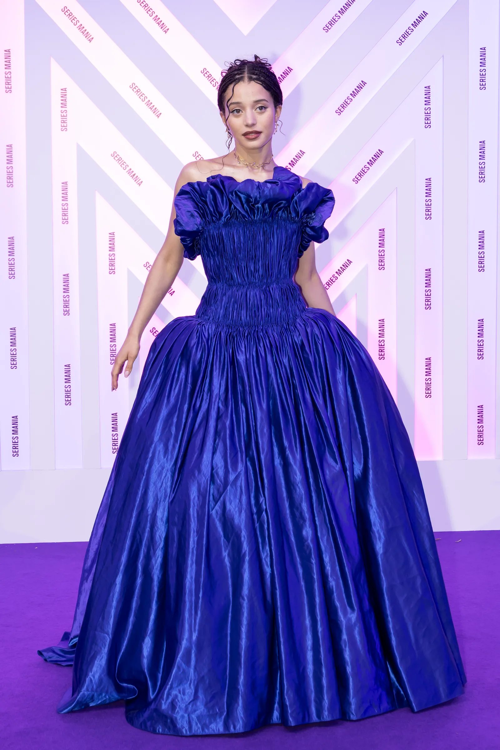 cobalt blue runway fashion Chanel Valentino Spring 2026
