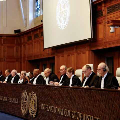 International Court of Justice hearing Gaza genocide case in The Hague