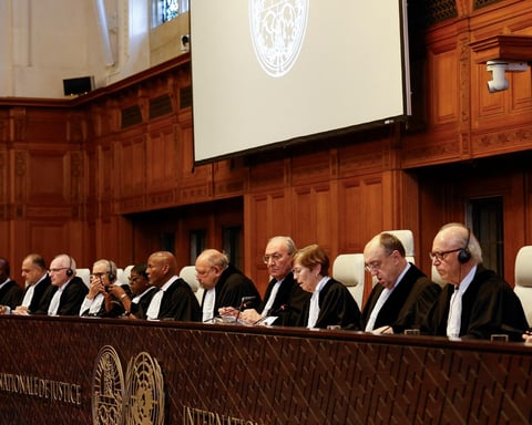 International Court of Justice hearing Gaza genocide case in The Hague