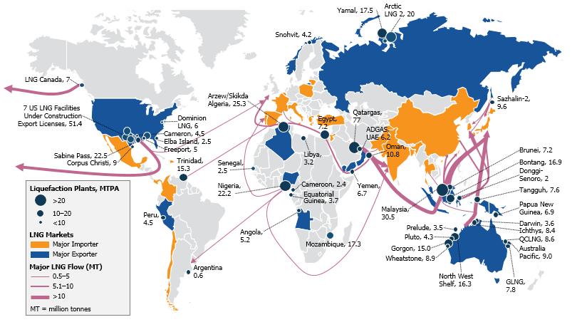 Global LNG shipping routes impacted by Qatar supply disruption