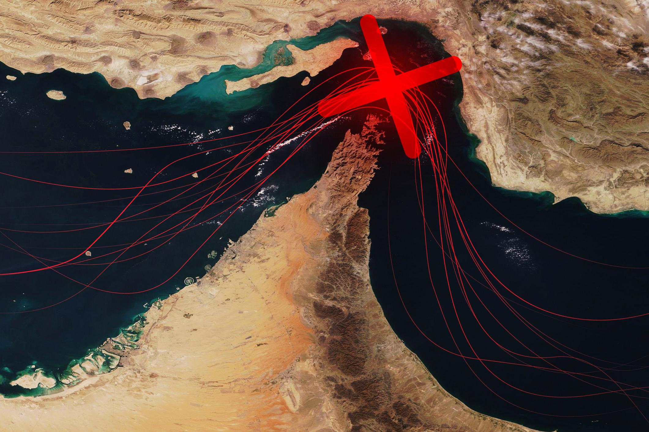 Oil tanker navigating Strait of Hormuz amid 2026 energy crisis