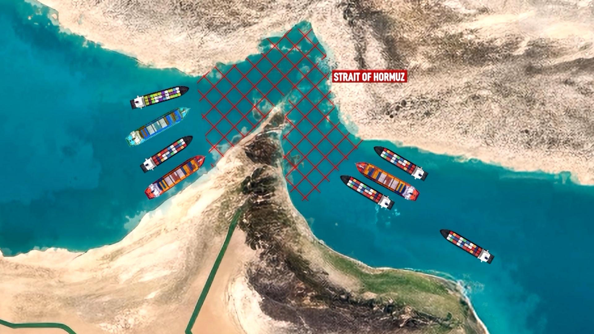 Hormuz Tanker Attacks Disrupt Global Oil Supply Oil tanker burning in Strait of Hormuz amid Israel Iran war