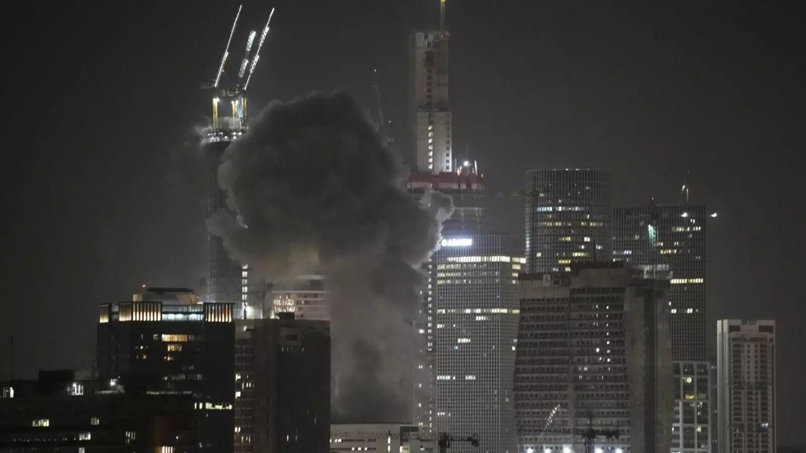 Damage in Israeli city after Iranian missile strike during escalating regional conflict