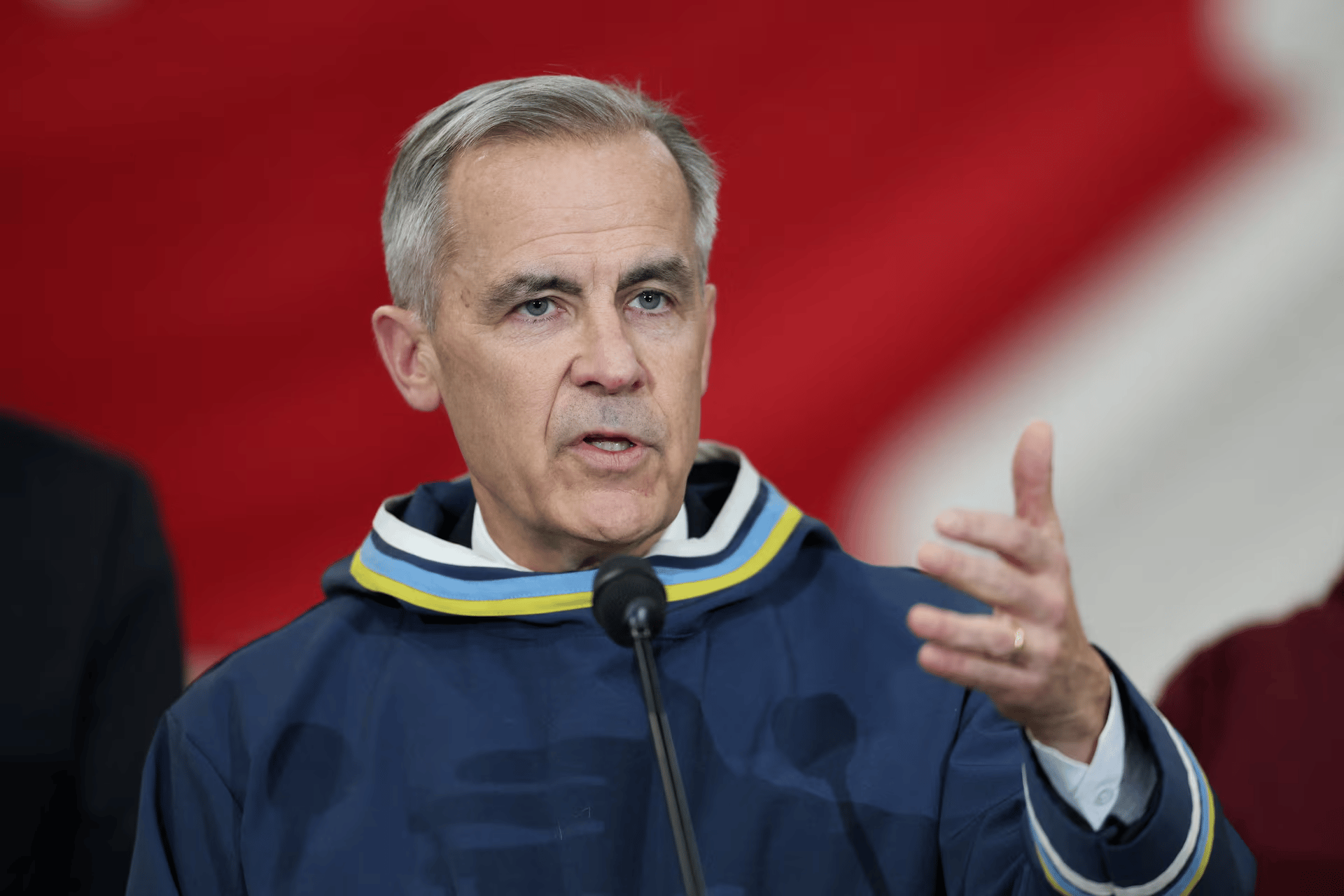 Canadian Prime Minister Mark Carney speaks in Norway about maintaining sanctions on Russian oil