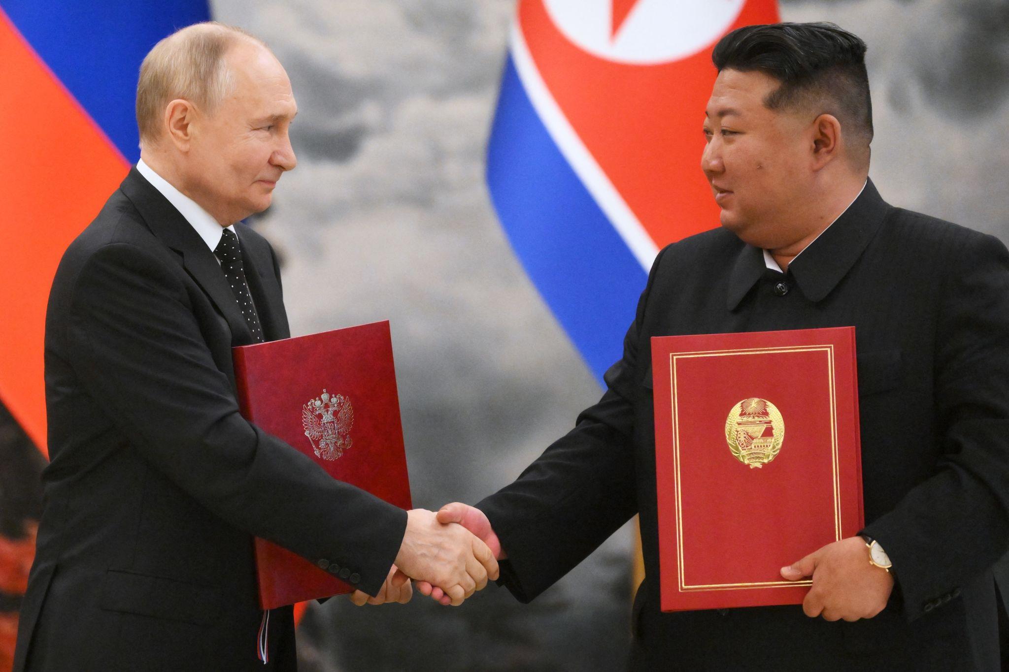 North Korea and Belarus leaders sign treaty supporting Russia alliance