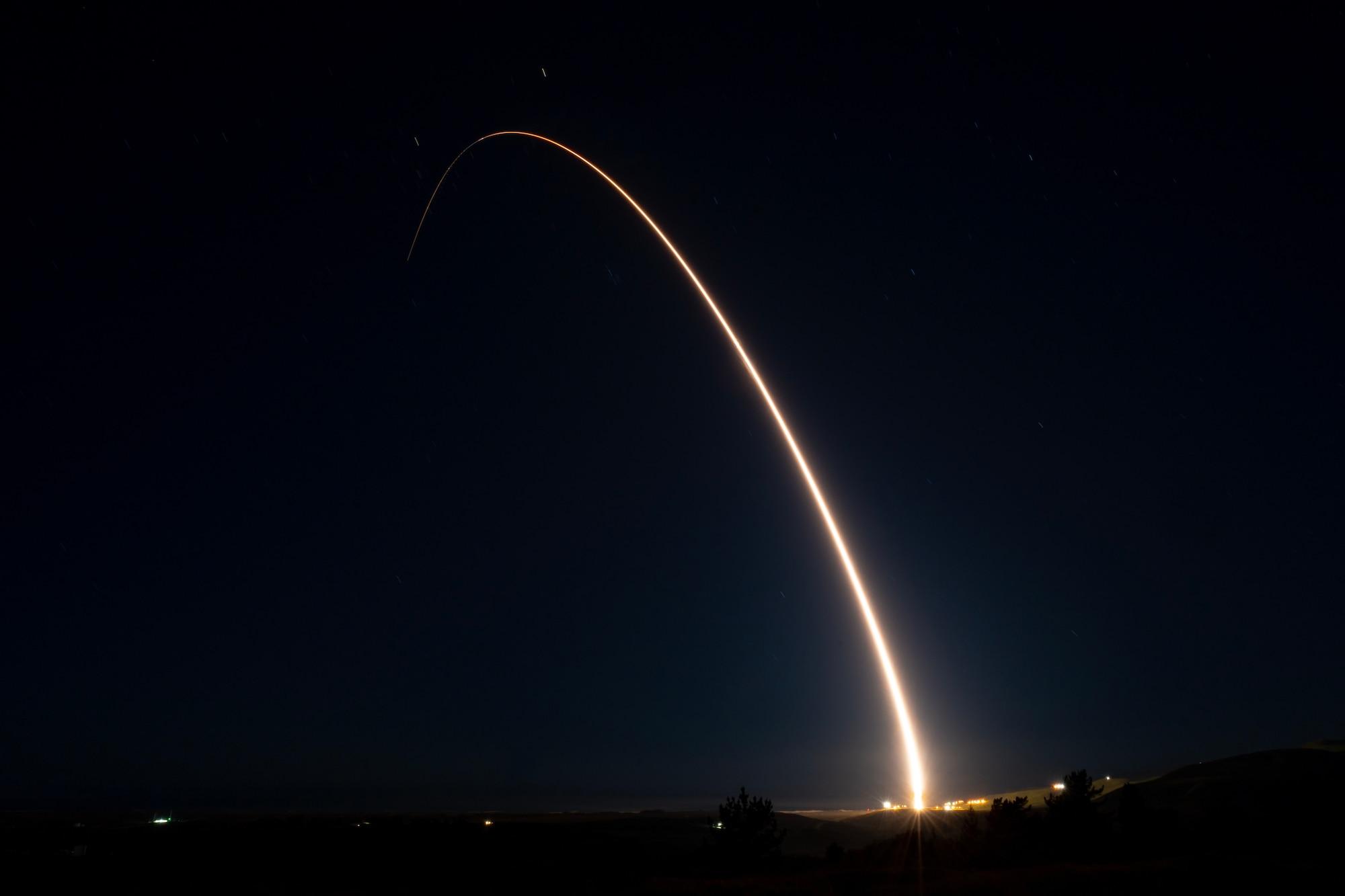 Nuclear Arms Race Escalation US and Russia nuclear missile launches and arms race escalation