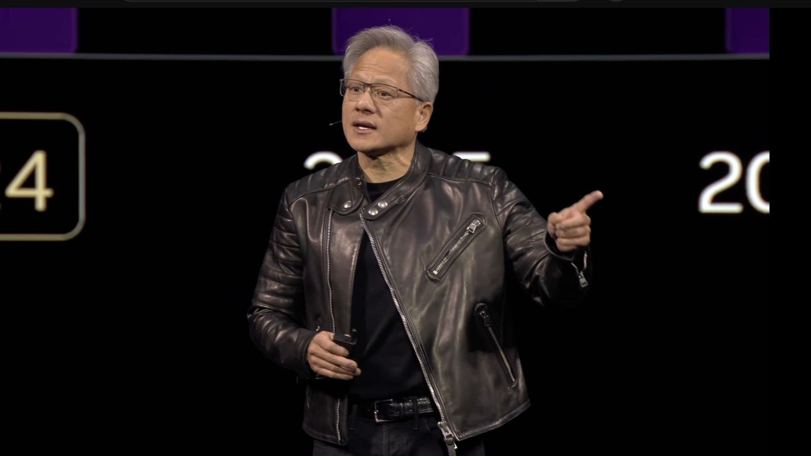 Nvidia CEO Jensen Huang announcing $1 trillion AI chip demand at GTC 2026