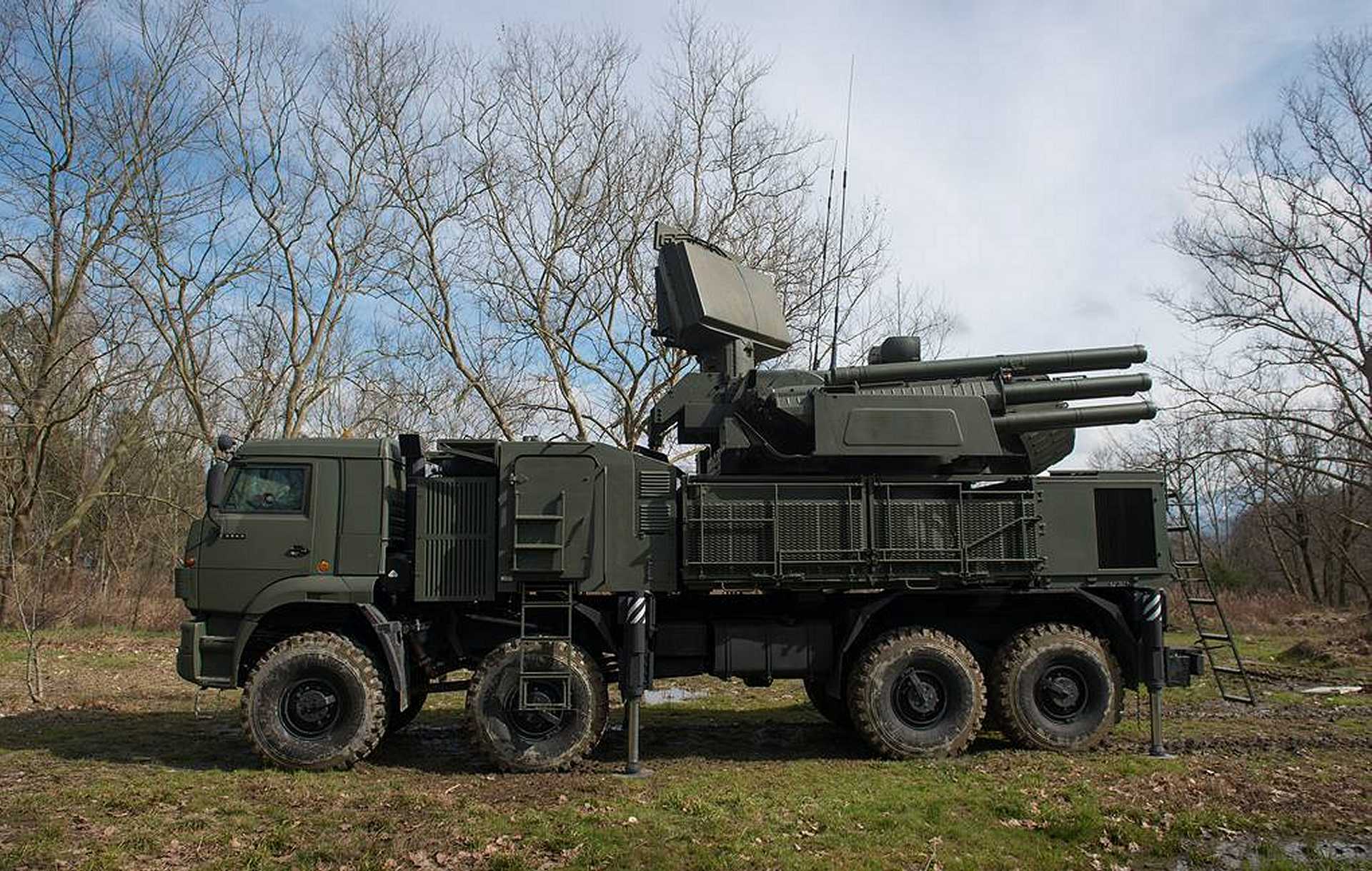 Russian air defense system intercepting Ukrainian drone during Russia Ukraine war