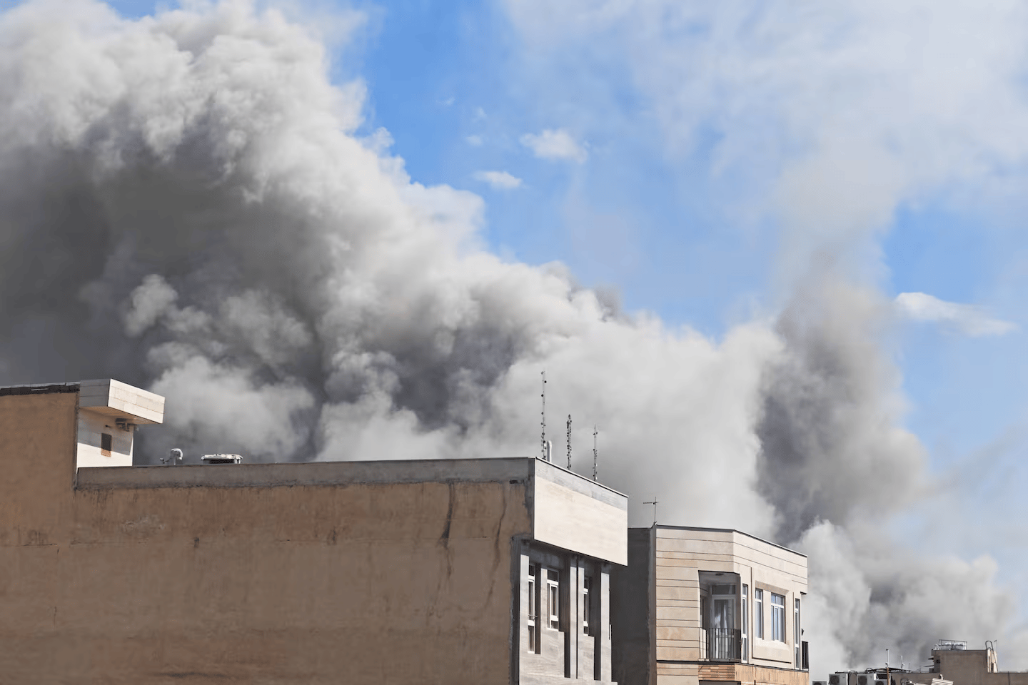 Satellite image showing damage to Tehran leadership compound after US-Israel strikes