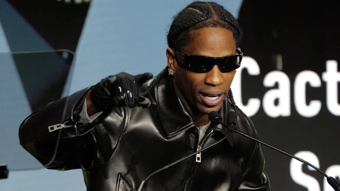 Travis Scott at Fashion Scholarship Fund Gala 2026 supporting Cactus Jack Design Ethos scholars