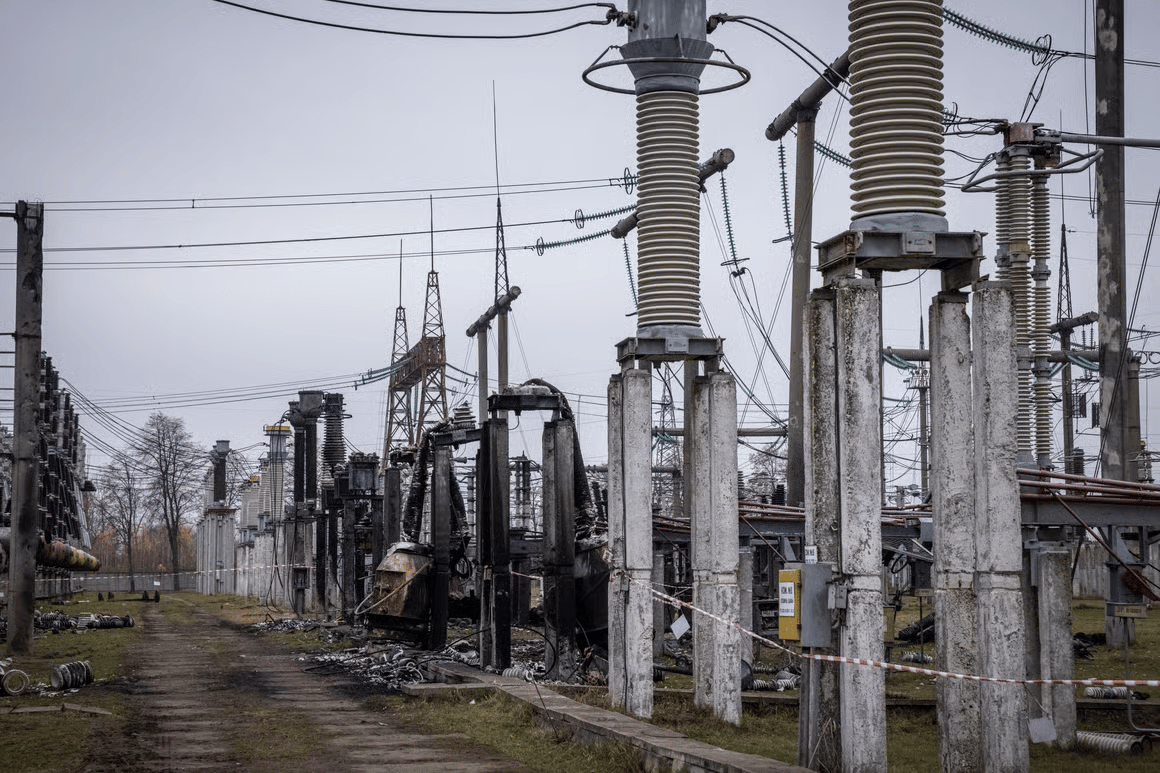 Ukraine Energy Infrastructure Under Attack Damage to Ukrainian energy infrastructure following Russian missile attacks