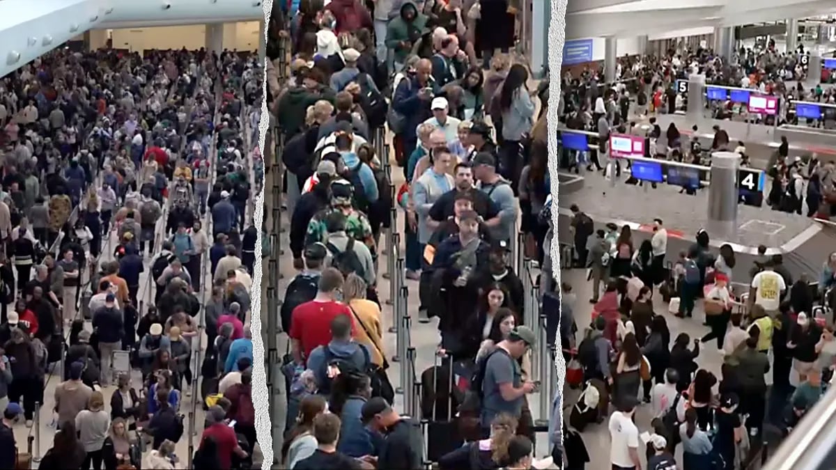 US Capitol and airport chaos during DHS shutdown crisis in 2026