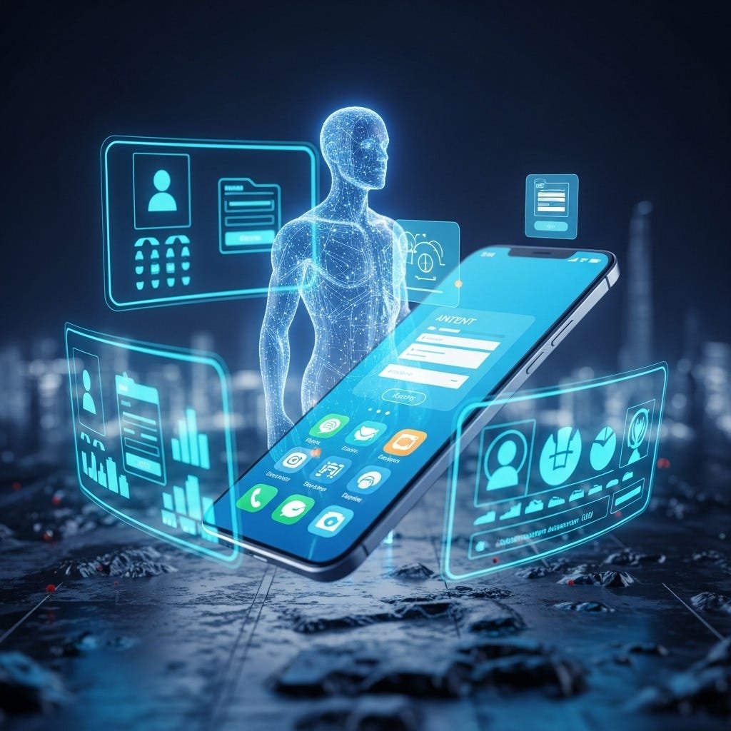Agentic AI Smartphone Without Apps AI agent smartphone interface replacing apps with automated task execution